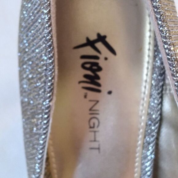 Fioni Night | "Holly"  sparkle gold/silver heels - Picture 7 of 9
